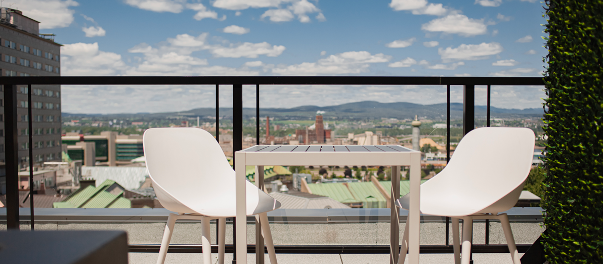 Chambre avec terrasse | Room with terrace | Fireplace | Quebec city | Vieux-Quebec