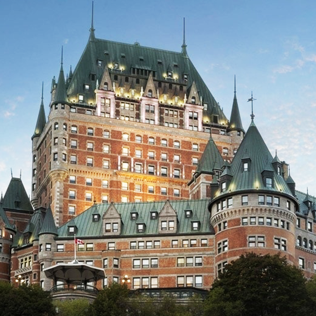 Image du chateau Frontenac vue de la terrasse Dufferin