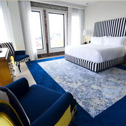 Image d'une chambre avec terrasse | Picture of a room with terrace | Monsieur Jean | Hotel Vieux-Québec | Old Quebec hotel