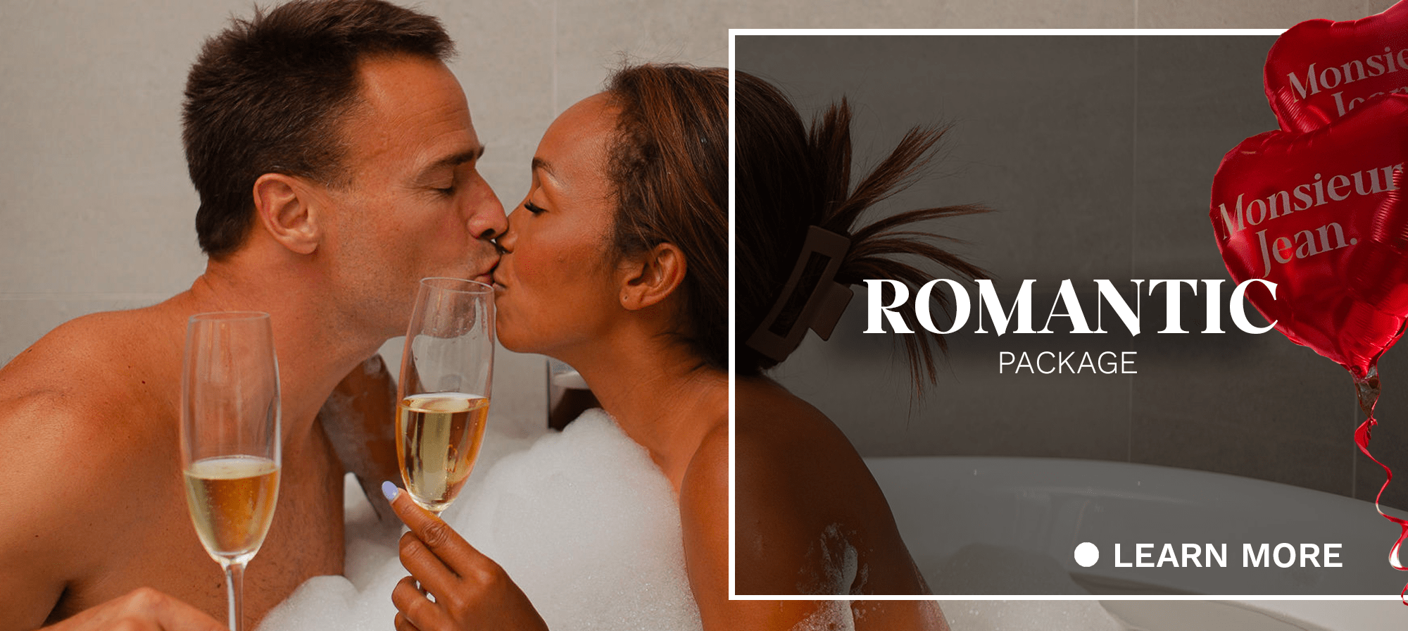 Couple kissing | Package | Monsieur Jean