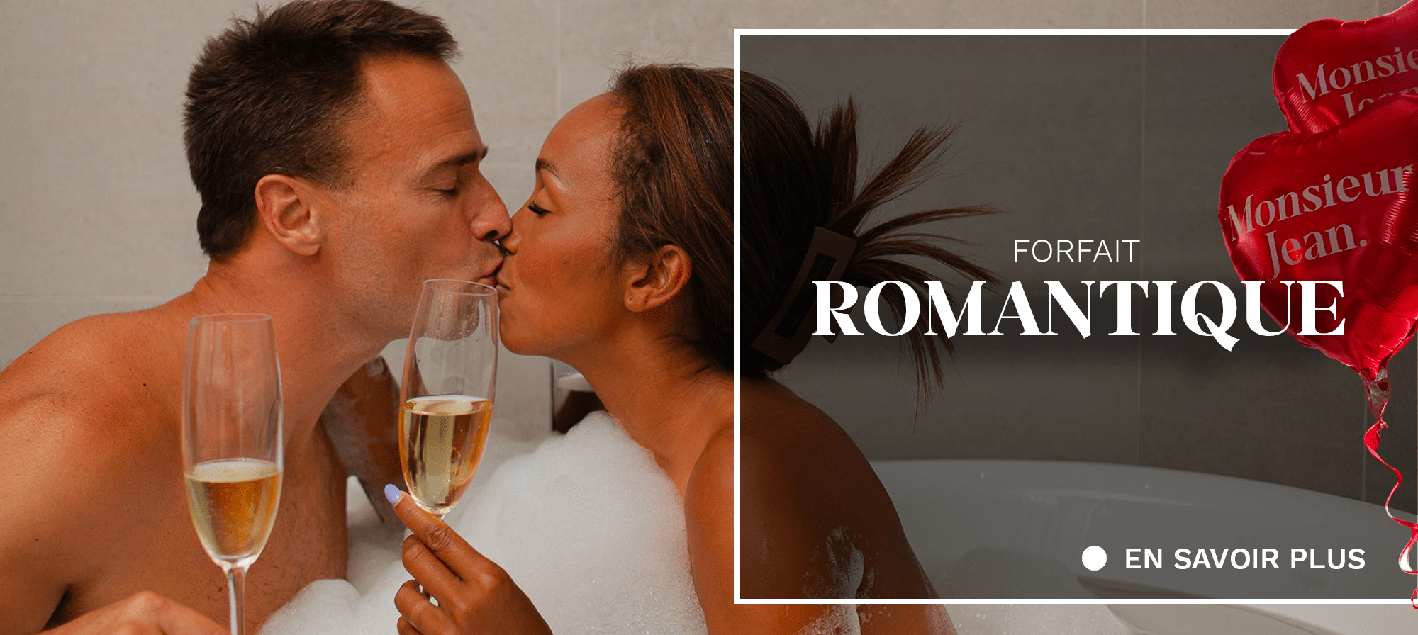Couple qui s'embrasse | Forfaits | Packages | Valentin | Hôtel Vieux-Québec