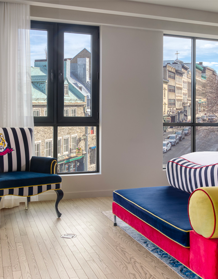 La belle folie | Vue Extérieure | 3e étage | Hôtel Vieux-Québec | Luxe