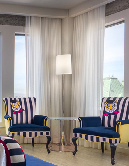 7e ciel | Chambre luxueuse | Luxury room | 7th floor | Monsieur Jean | Hotel | Vieux-Québec