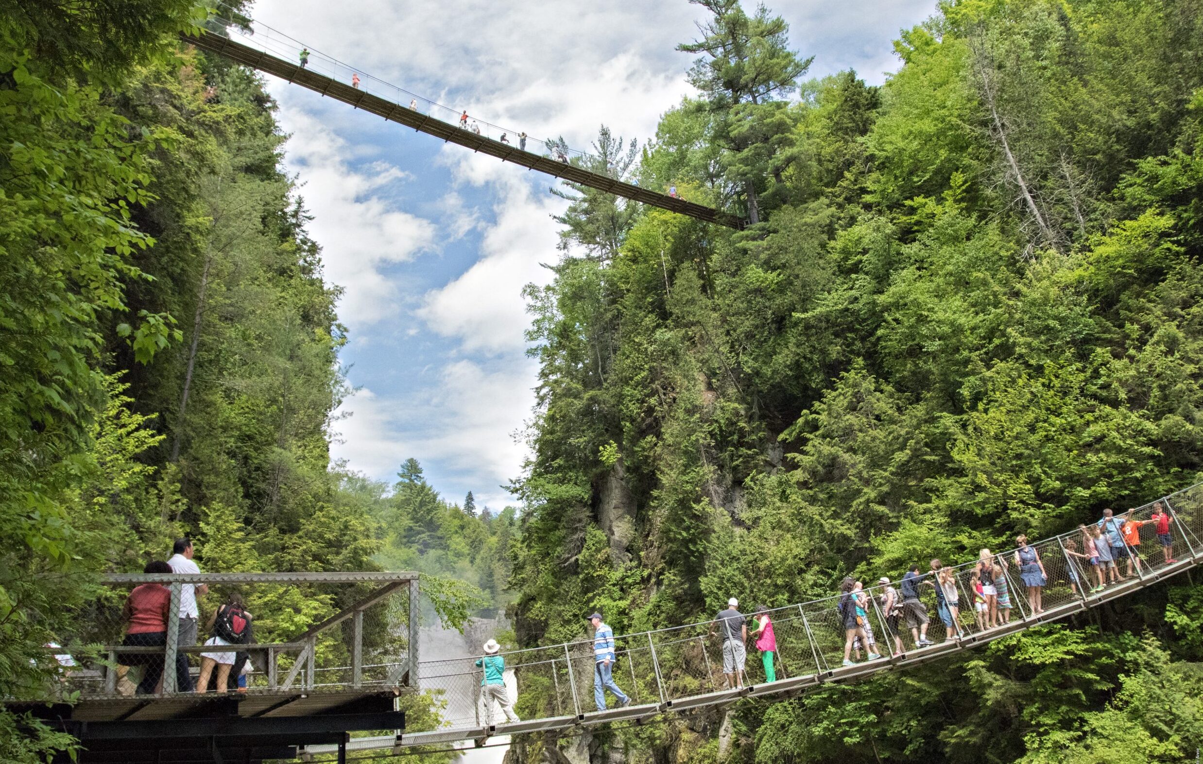 Ponts suspendus du Canyon Sainte-Anne