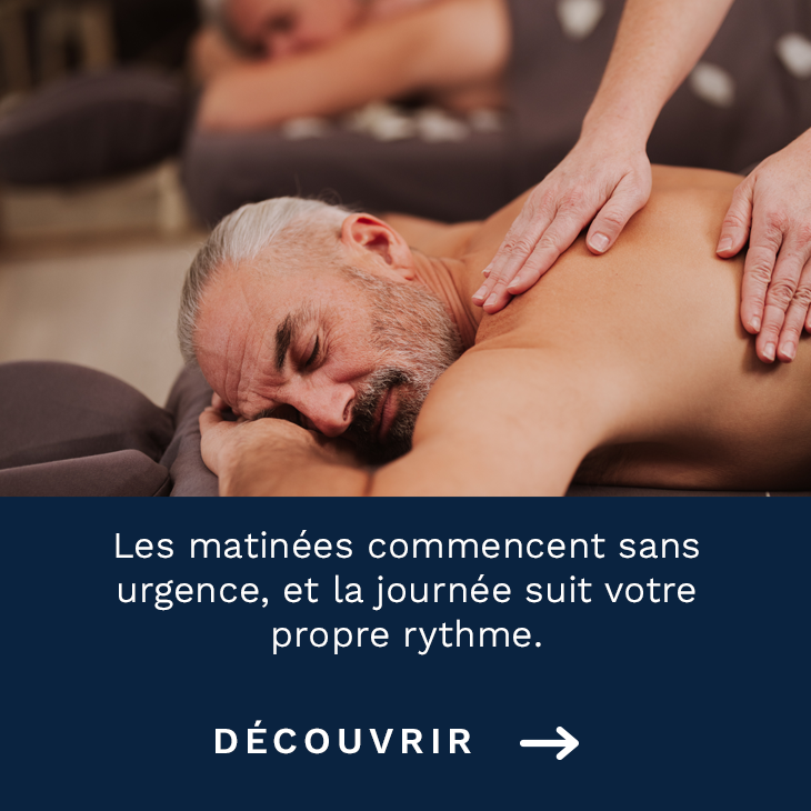 Détendez-vous avec un massage apaisant dans le Vieux-Québec. Profitez d’une expérience spa unique pensée pour le bien-être, la relaxation et le lâcher-prise.