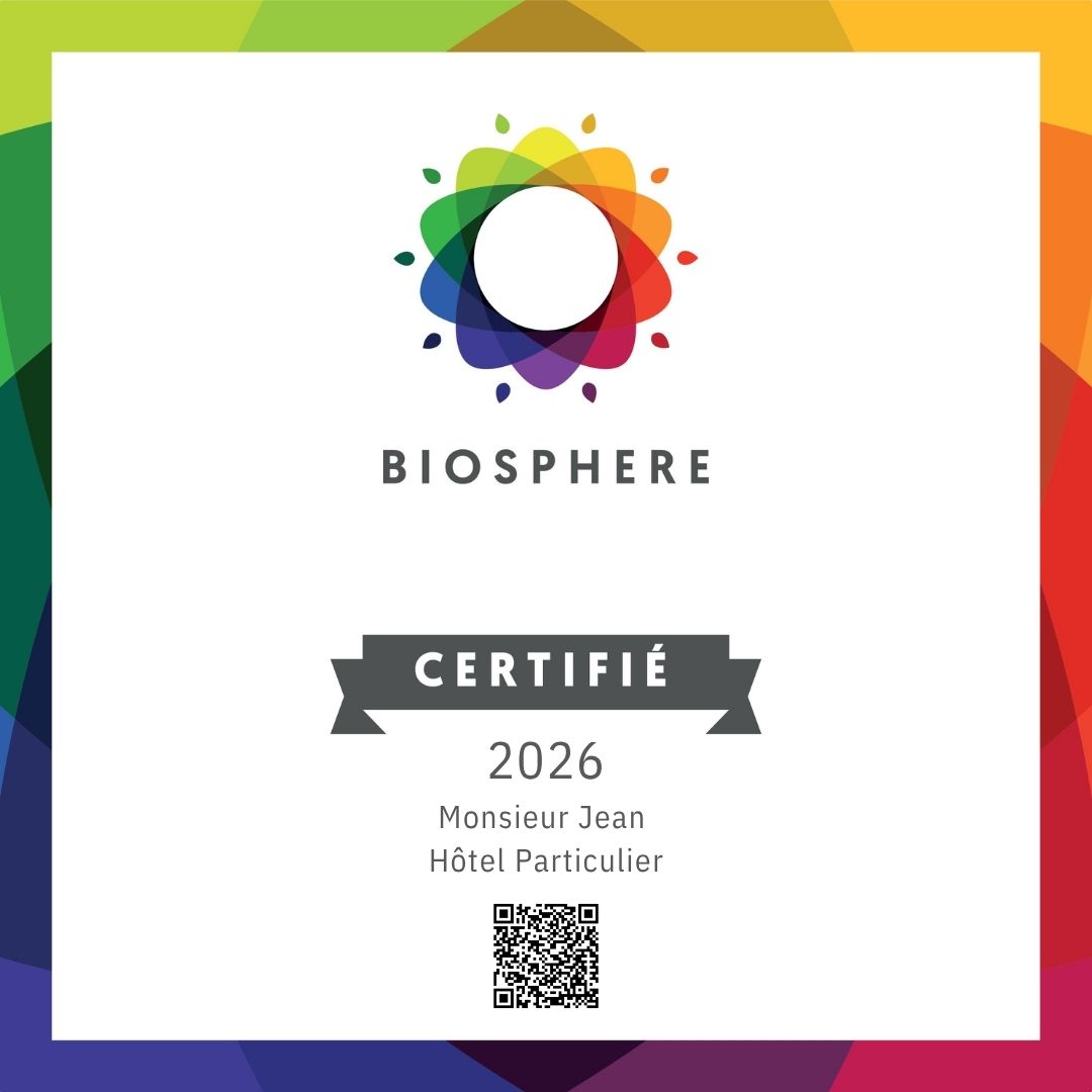 Certification Biosphere 2026 attribuée à l’Hôtel Monsieur Jean dans le Vieux-Québec pour ses engagements en tourisme durable