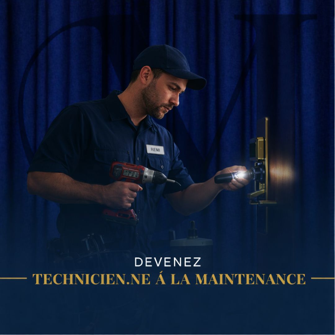 Technicien en maintenance travaillant dans un hôtel boutique à Québec Hôtel Monsieur Jean