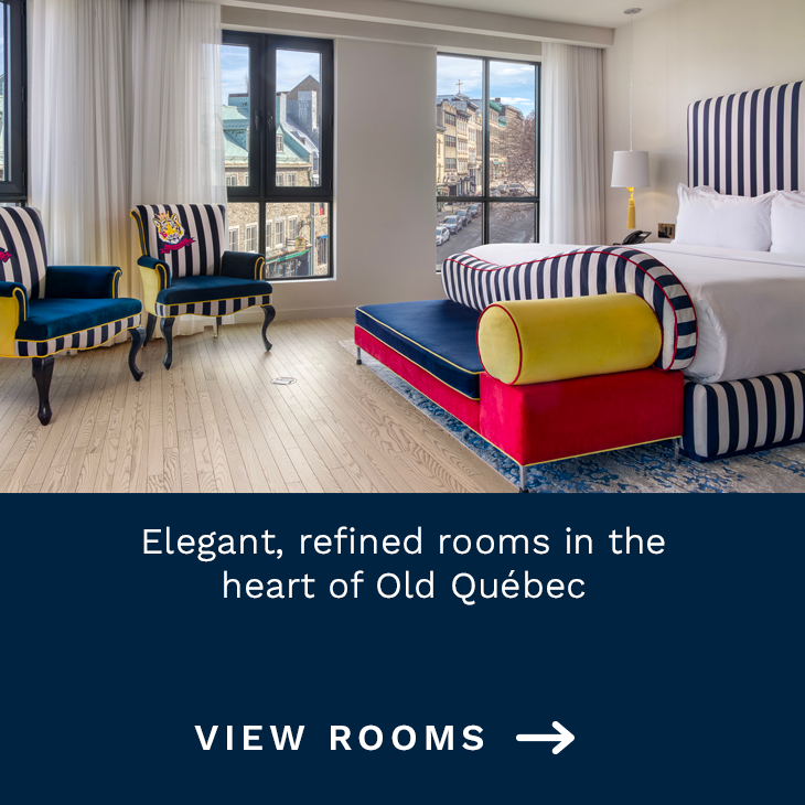 Large rooms and studios at Monsieur Jean | Stay in the heart of Old Quebec