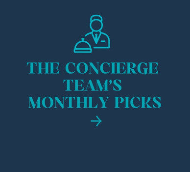 Navigation card for the concierge team's monthly recommendations in Quebec City